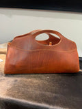Freestanding Leather Storage Rack