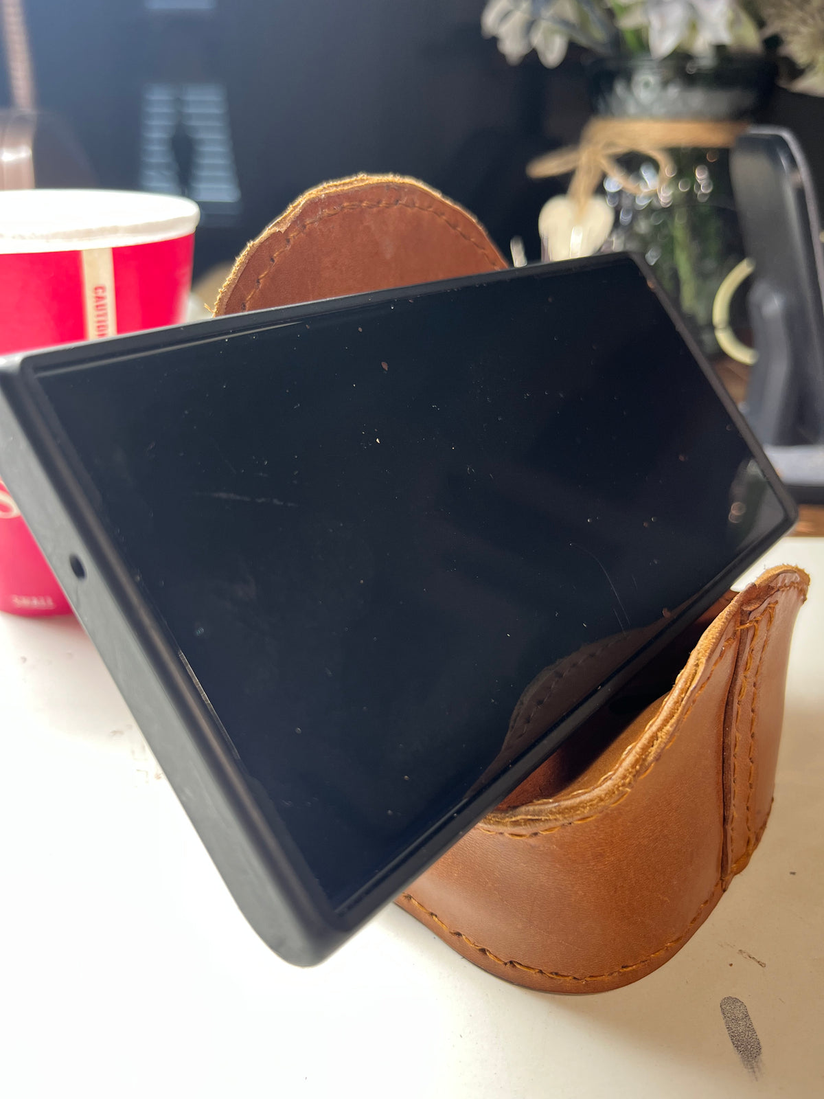 Leather Phone Cradle